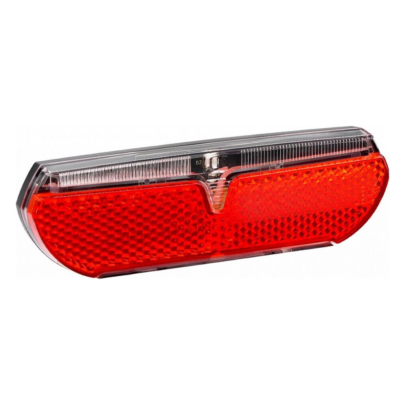 USB Rechargeable LED Rear Light with Integrated Reflector for Bicycle - 1