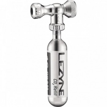 Pompe CO2 Lezyne Contrôle Drive CNC Argent 16g - Émetteur en Aluminium - 1