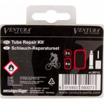 Reparaturset für Fahrradreifen Ventura mit Kleber und 7 Patches - 2