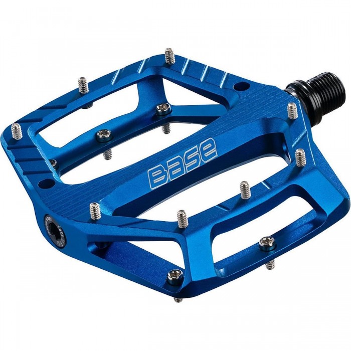 Blue Reverse Pedal Base for MTB - Optimal Performance and Secure Grip - 1