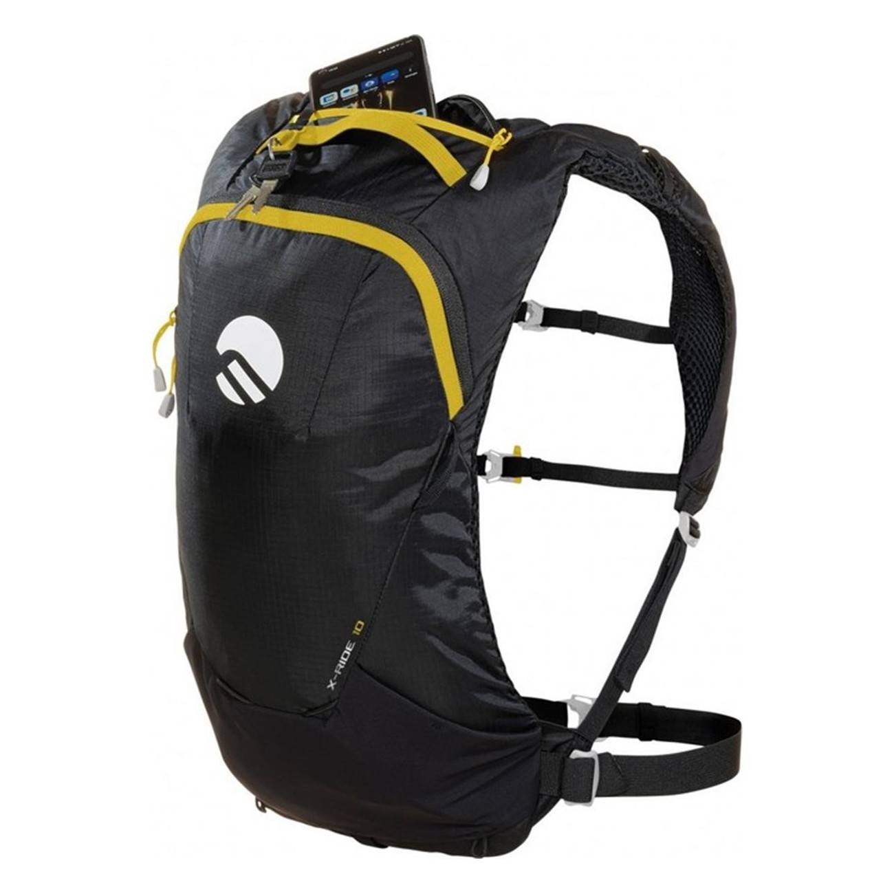 Mochila X-Ride 10L Negra para Trail Running - 3