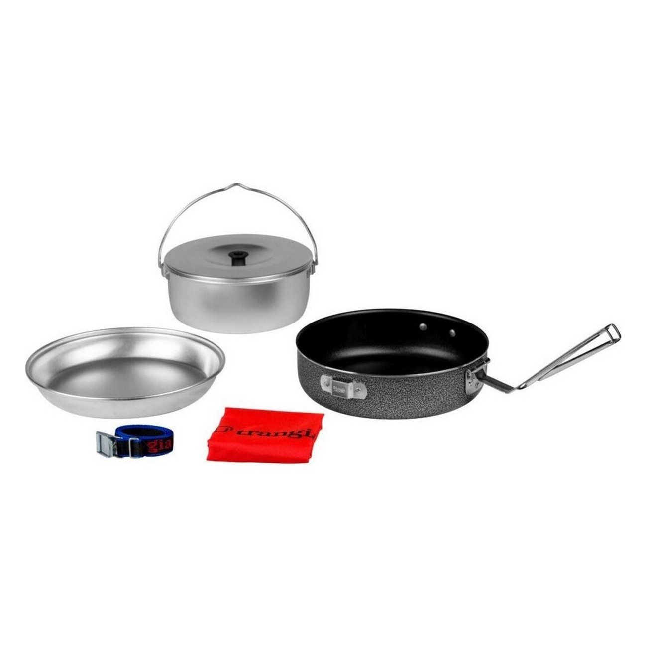 Set de Camping 124-T: Kit Completo para Cocinar al Aire Libre con Billy, Sartén y Plato - 1