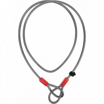 Steel Security Cable with Loop Ends 10x2200mm K-Traz Cable L Gray/Red - 1