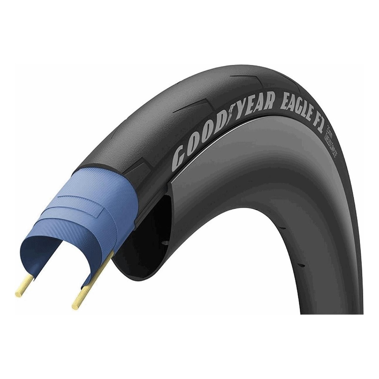 Neumático Tubeless Goodyear Eagle F1 700x25 Negro 265g - Rendimiento y Fiabilidad - 1