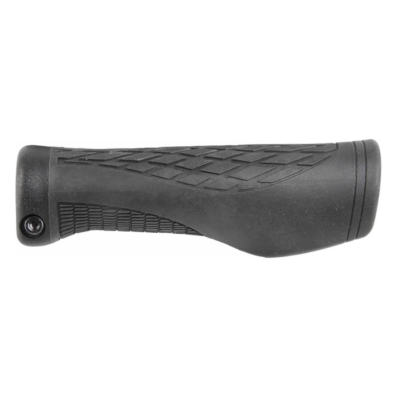 Pair of Black Cloud Ergo Fix Screw Grips 132/92 mm M-WAVE - 2