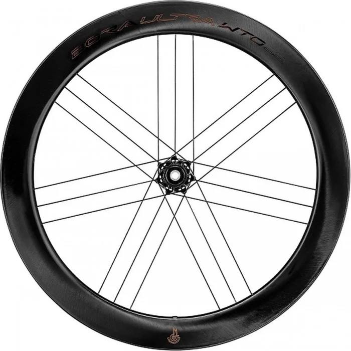 Paire de roues Campagnolo Bora Ultra WTO 60 C23 Tubeless Ready 2-Way Fit Disc avec adaptateur 12v et Center Lock AFS - 1