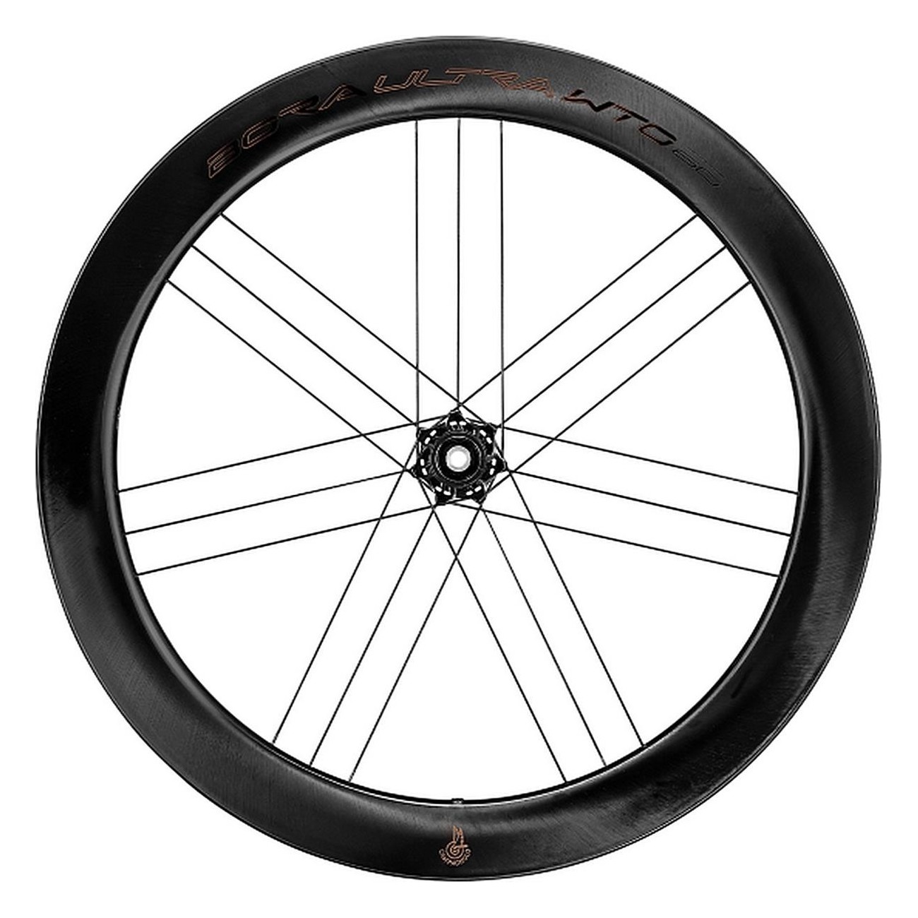 Paire de roues Campagnolo Bora Ultra WTO 60 C23 Tubeless Ready 2-Way Fit Disc avec adaptateur 12v et Center Lock AFS - 1