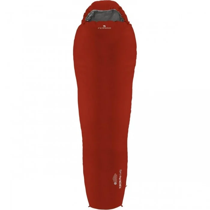 Sac de couchage Yukon Pro Lady Rouge pour trekking et camping - 1