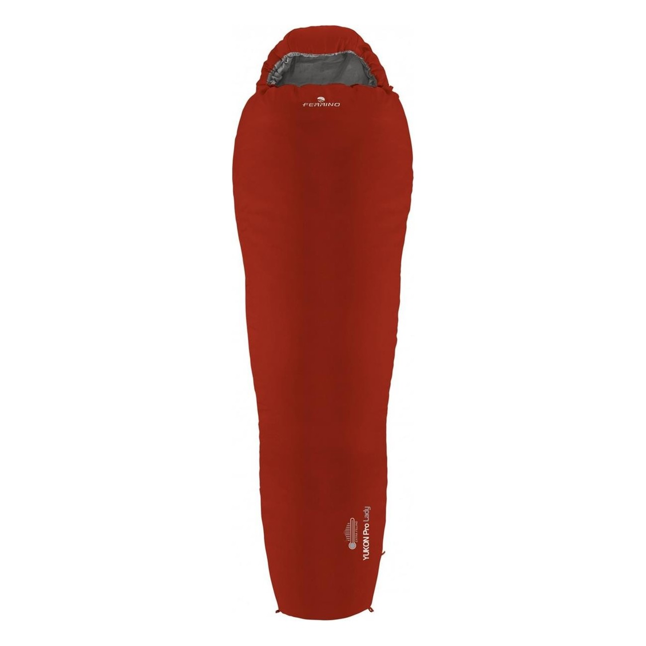 Sac de couchage Yukon Pro Lady Rouge pour trekking et camping - 1