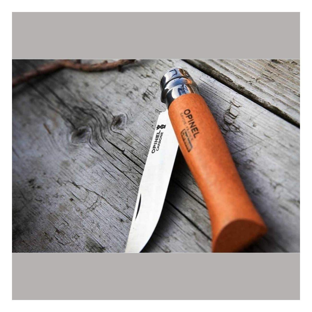 Coltello Opinel Viroblock N.9 in Acciaio al Carbonio (Confezione da 12 Pezzi) - 3 - Coltelli - 3123841130907