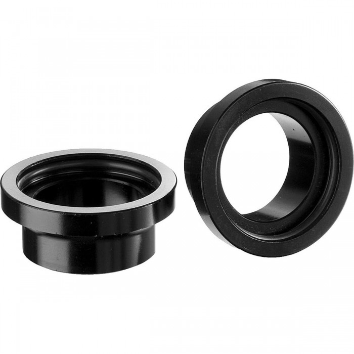 Set de adaptadores inversos para buje delantero 20 mm - Aluminio negro - 1