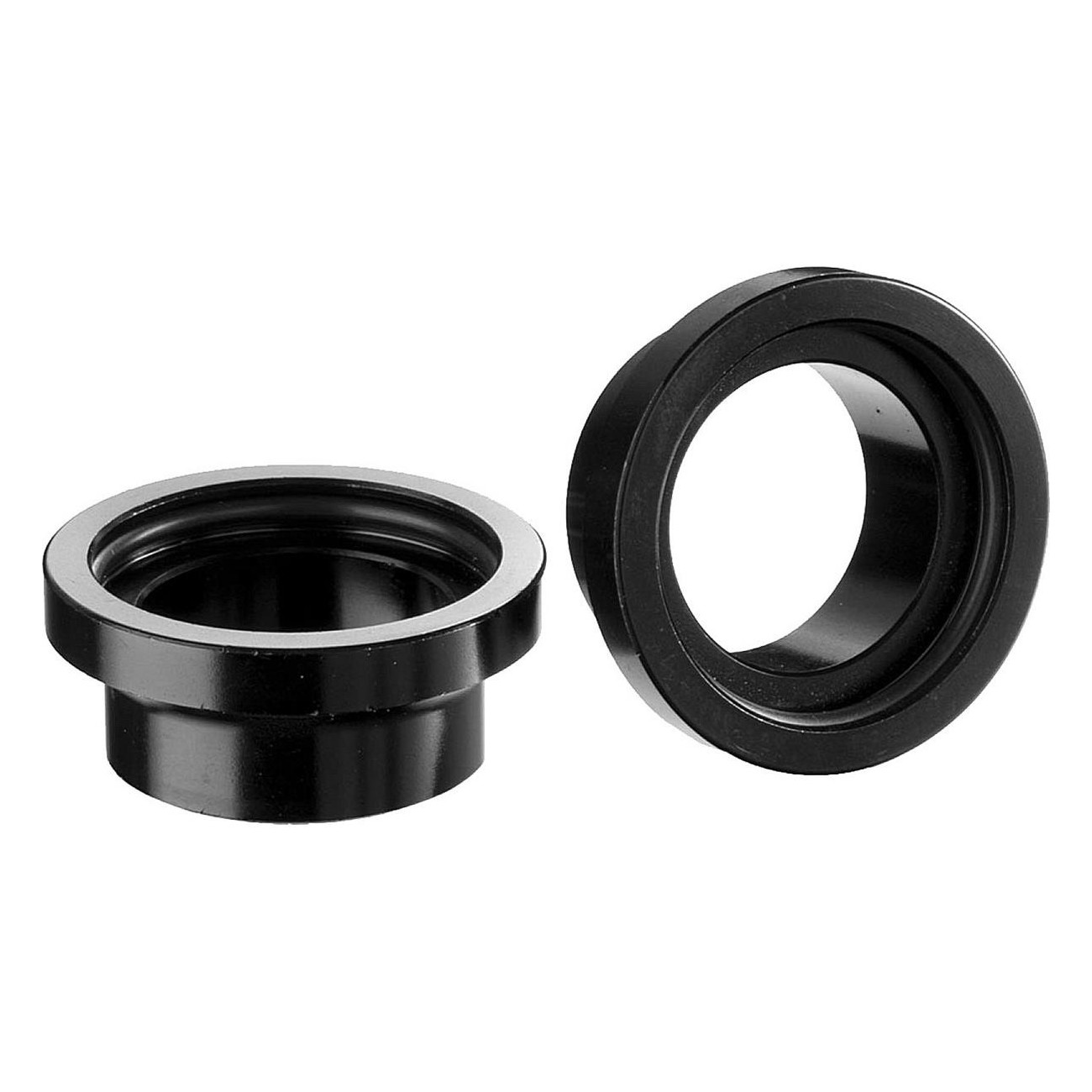 Set de adaptadores inversos para buje delantero 20 mm - Aluminio negro - 1