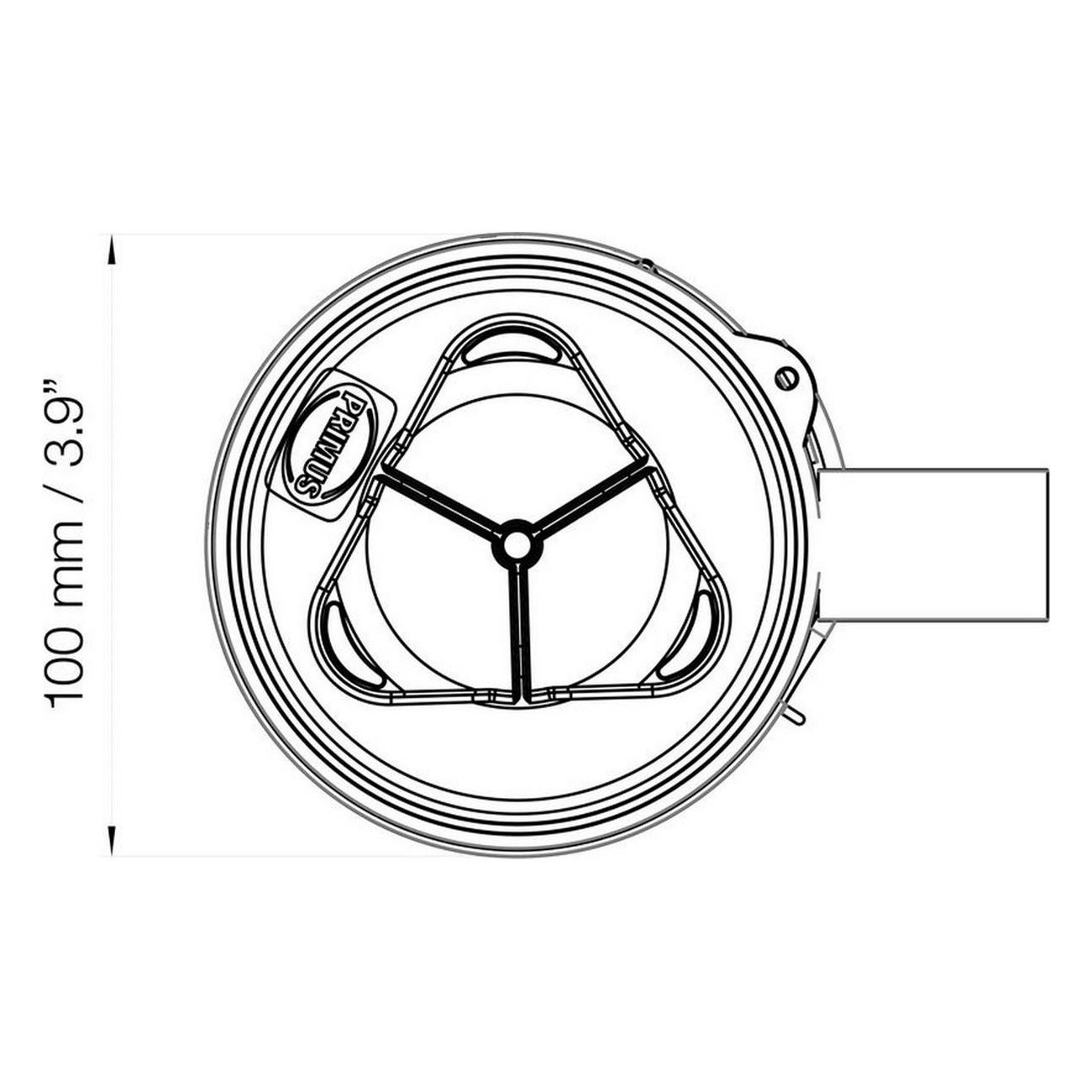 Système de Réchaud Léger : Réchaud et Lampe de Trekking 1.5 lb - 3