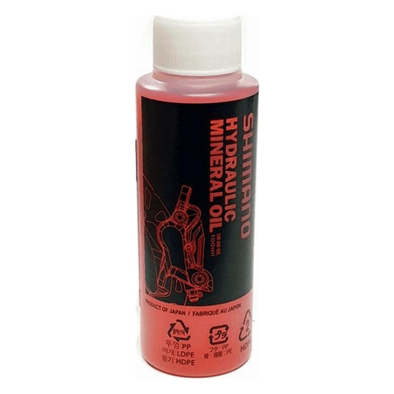 Shimano Mineral Oil for Hydraulic Brakes 100 ml - Effective and Long-lasting Lubrication - 1