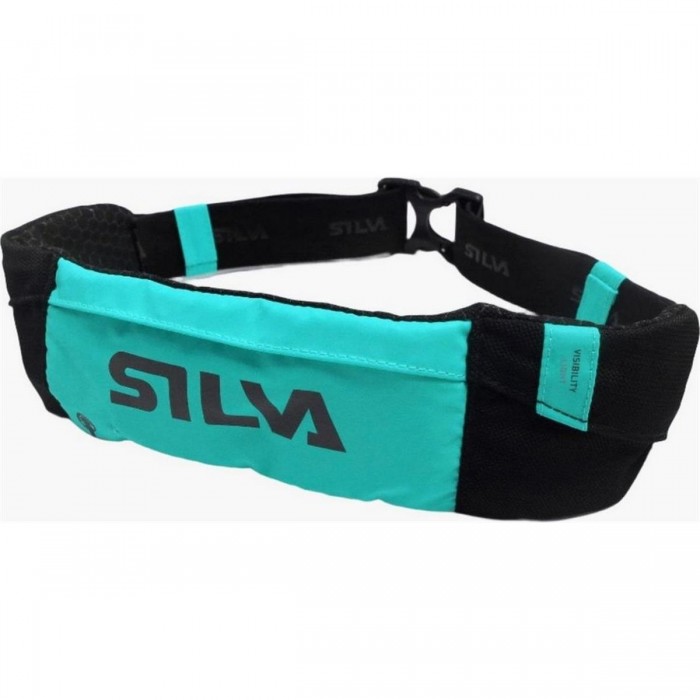 Ceinture de Course Silva Strive Turquoise - Légère, Réglable, avec Poches - 1