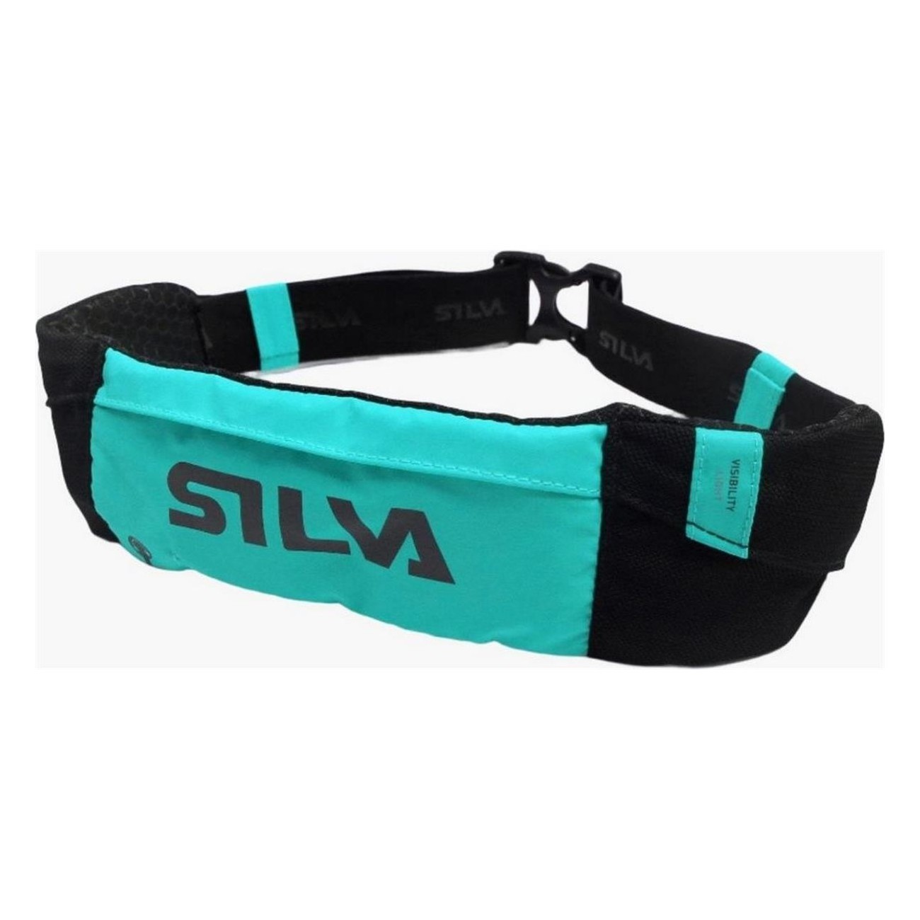 Cinturón de Correr Silva Strive Turquesa - Ligero, Ajustable, con Bolsillos - 1