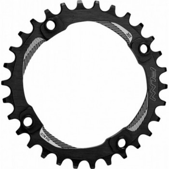 36D Aluminum 7075 CNC Chainring Black - Compatible with Shimano BCD 104mm - 1