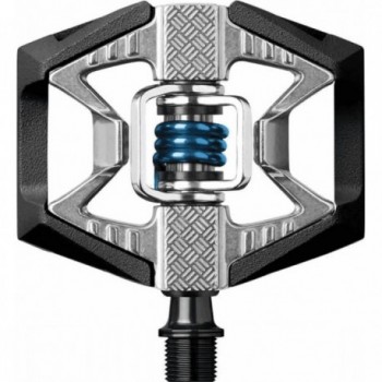 Crankbrothers Double Shot 2 Black/Blue Pedals for MTB and City - Dual Function - 1