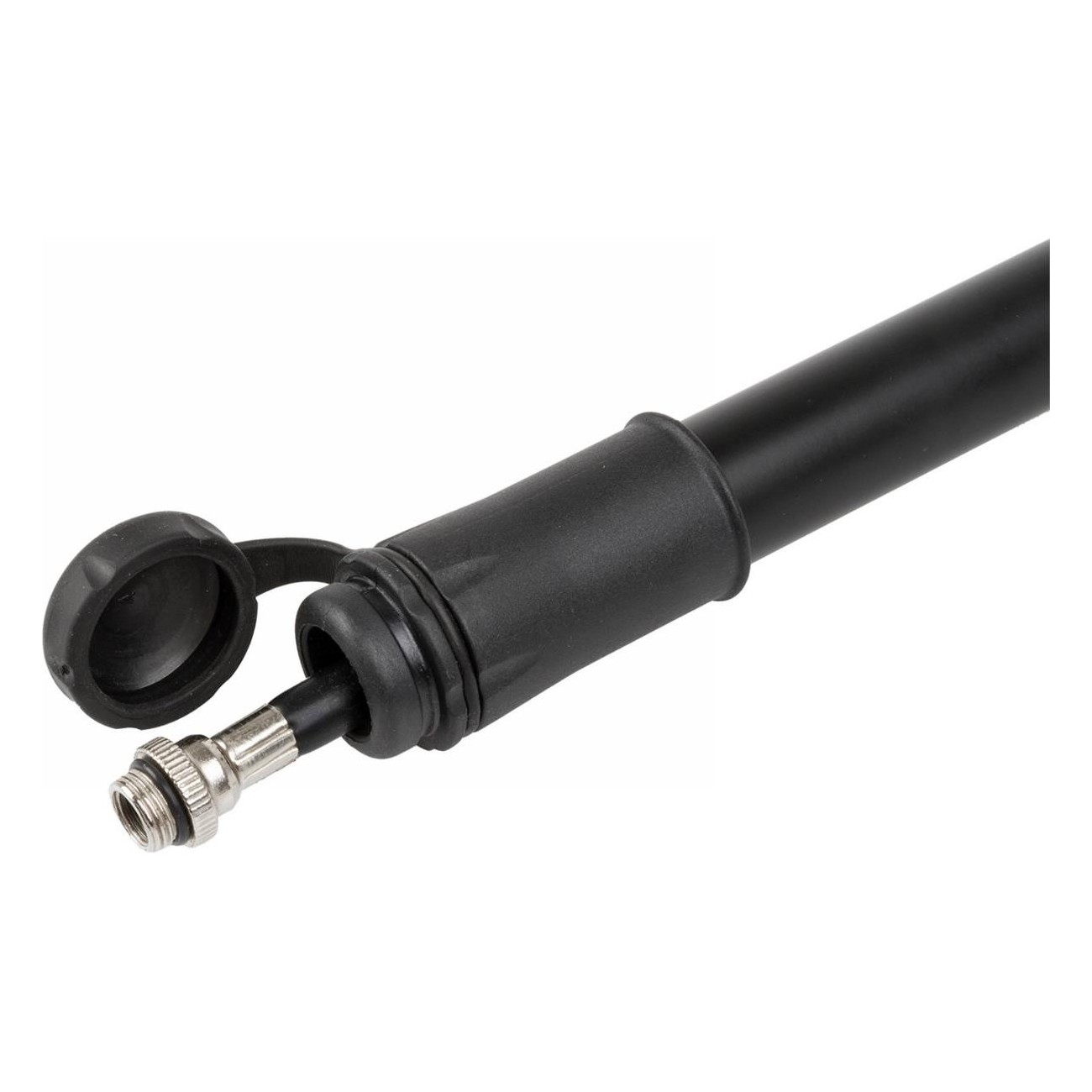 M-WAVE Mini Pump Flexi Tube Black Aluminum with Removable Hose 190mm - 5