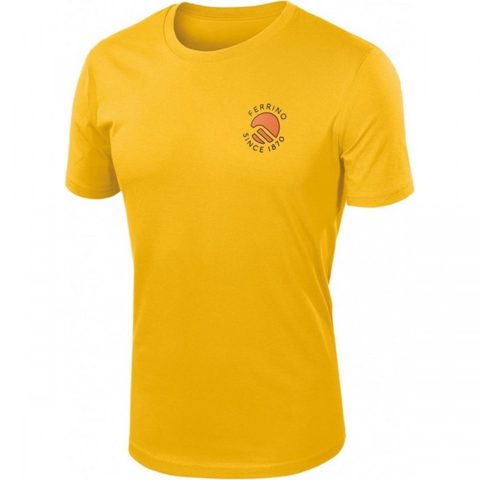 T-shirt unisex arancione XL cotone bio GOTS trekking - 1 - T-shirt e Camicie - 8014044013751