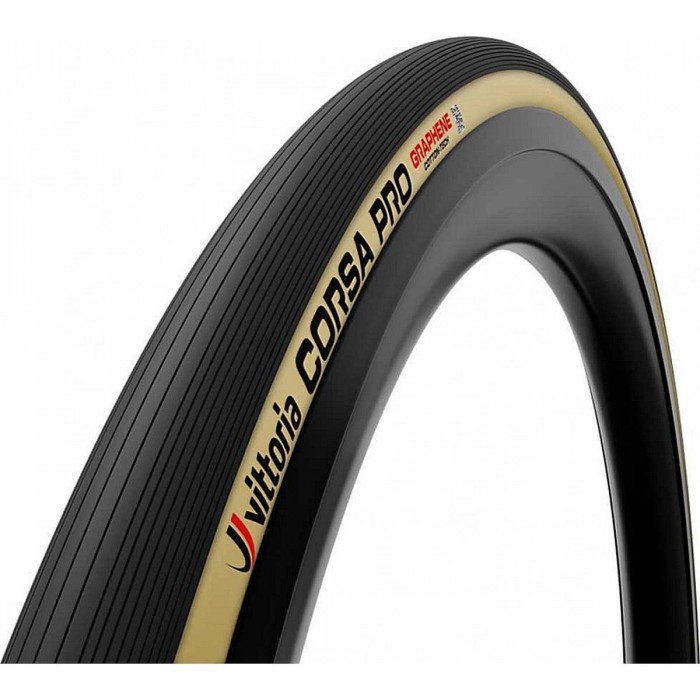 Vittoria Corsa Pro TLR 700x26 Folding Tire - Cotton and Graphene, Tubeless, Black-Para - 1