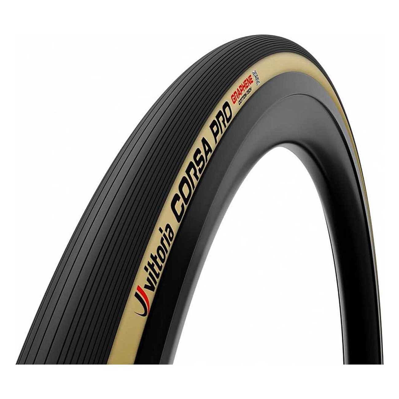 Vittoria Corsa Pro TLR 700x26 Folding Tire - Cotton and Graphene, Tubeless, Black-Para - 1