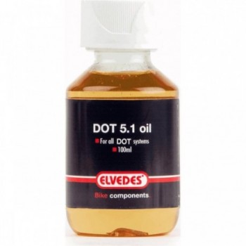 Elvedes DOT 5.1 Synthetic Brake Oil - 100 ml for Hydraulic Brake Systems - 1