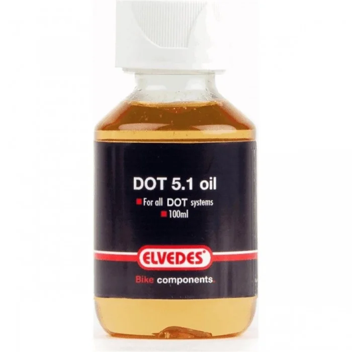 Olio Freni Sintetico Elvedes DOT 5.1 - 100 ml per Impianti Freno Idraulici - 1 - Olio - 8716706015874