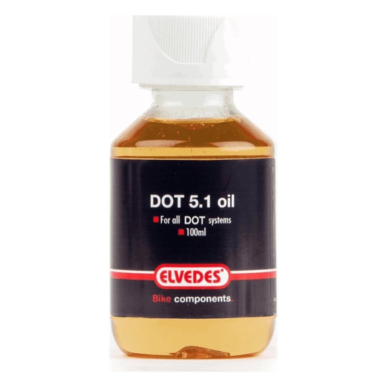 Elvedes DOT 5.1 Bremsöl Synthese - 100 ml für hydraulische Bremssysteme - 1