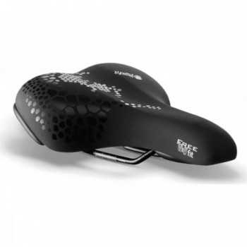 Selle Freeway Fit Moderate Unisexe Noir 260x188 mm - Confort et Technologie Avancée - 2