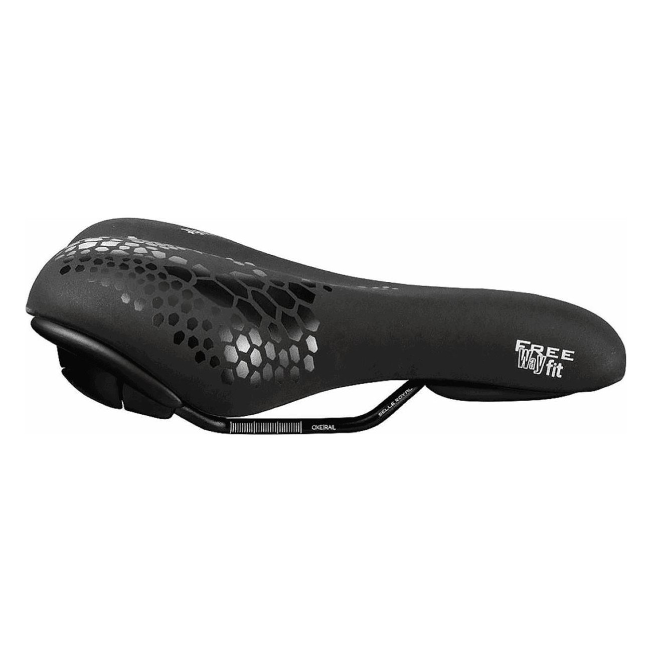 Selle Freeway Fit Moderate Unisexe Noir 260x188 mm - Confort et Technologie Avancée - 3