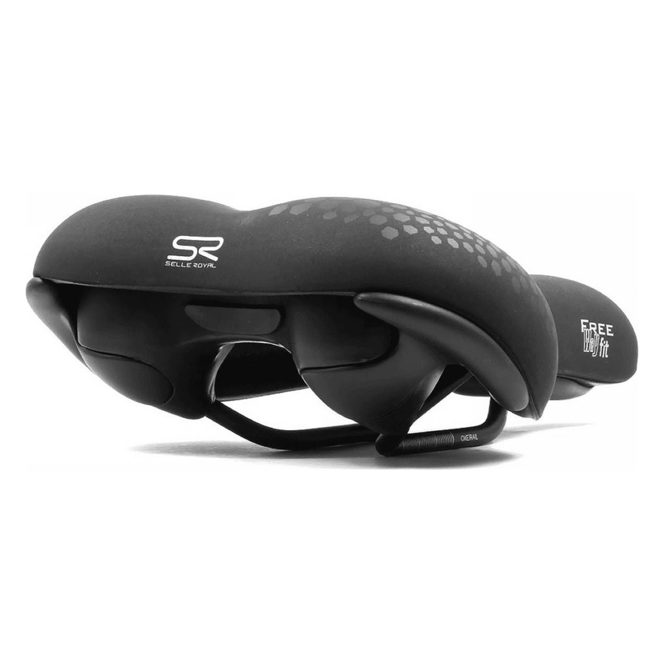 Selle Freeway Fit Moderate Unisexe Noir 260x188 mm - Confort et Technologie Avancée - 4