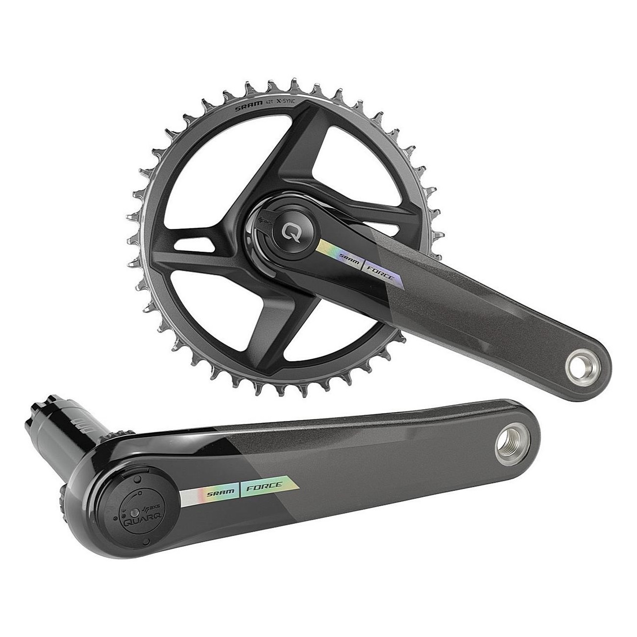 Guarnitura SRAM Quarq Force 1x AXS 40T DM 172,5mm con Misuratore di Potenza, Asse Senza Movimento Centrale DUB - 2 - Guarnitura 