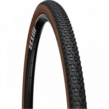 Cross Boss Tire 700x35c TCS Lightweight & Fast for Gravel & Cyclocross - Light Brown Side - 1