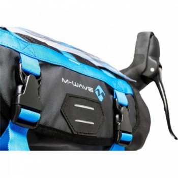 M-Wave 10L Waterproof Reflective Handlebar Bag BP Front for Bicycle - 2