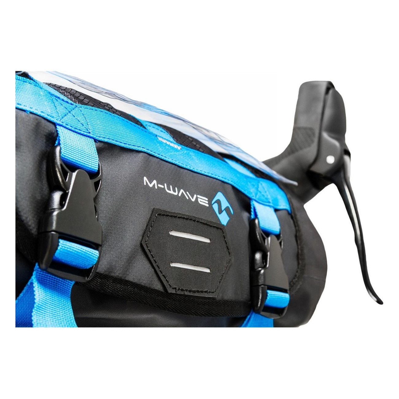 M-Wave 10L Waterproof Reflective Handlebar Bag BP Front for Bicycle - 2