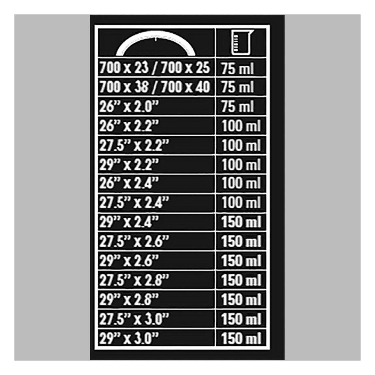 Tubeless Inflate and Repair Spray 75ml for Presta and Schrader Valves - 3