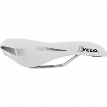 Selle VELO Blanche 250x168 mm, 318 g, Sans Collier - 2