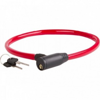 Automatic Cable Lock 60 cm, 10 mm Diameter, Assorted Colors - 5