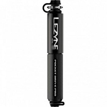 Pompa a Mano Lezyne Mini Pocket Drive Pro Nera - Compatta, Leggera e Efficiente per Bici - 1 - Pompe - 4710582548413