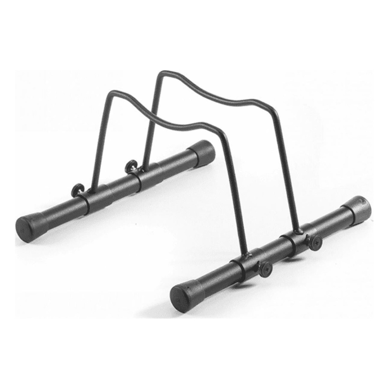 Adjustable and Removable Ground Bike Rack for 1 Bike with Accessories 35x35x25 cm - 1