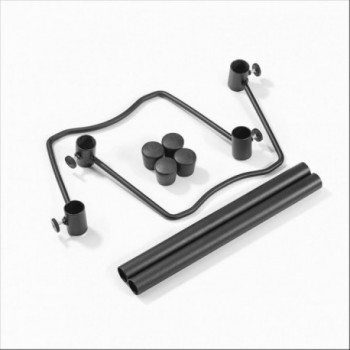 Adjustable and Removable Ground Bike Rack for 1 Bike with Accessories 35x35x25 cm - 2