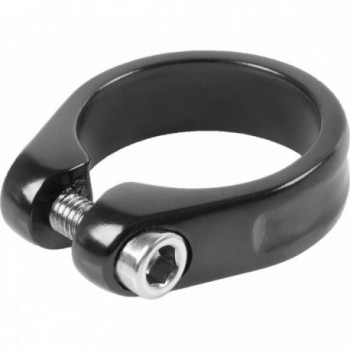 Collier de tube de selle 31,8 mm en aluminium anodisé noir avec vis CrMo M-Wave - 1