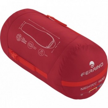 Sac de couchage Nightec Lite Pro 600 M Rouge pour Alpinisme et Trekking - 2