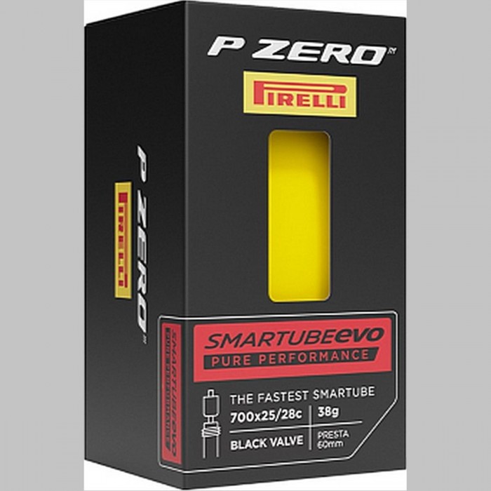 P Zero SmarTUBE Evo 28' 700x25/28 mit 80 mm Presta-Ventil - Leicht und Robust - 1