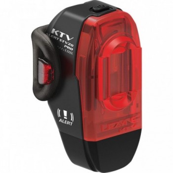 Feu Arrière Lezyne KTV Pro Alert STVZO LED Rouge Noir avec Technologie de Frein et Recharge USB - 1