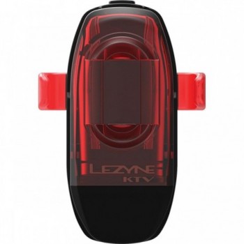 Feu Arrière Lezyne KTV Pro Alert STVZO LED Rouge Noir avec Technologie de Frein et Recharge USB - 2