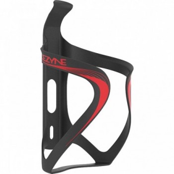 Lezyne Carbon Team Bottle Cage Black/Red - Lightweight and Durable for Cycling - 2