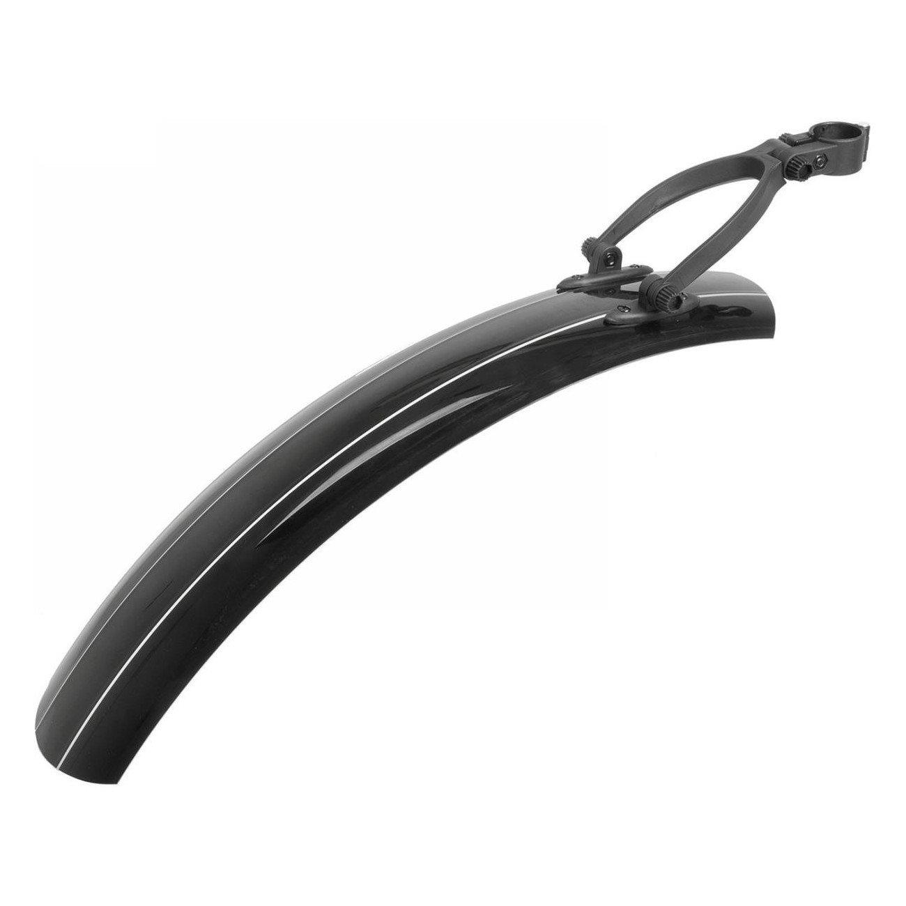 M-Wave Mud Max Fat R Rear Fender for Fatbike, Black, 115mm, Clip Mount - 1