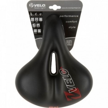 Selle VELO 254x200 mm avec Suspension en Élastomère et Gel, Cadre Acier - 4